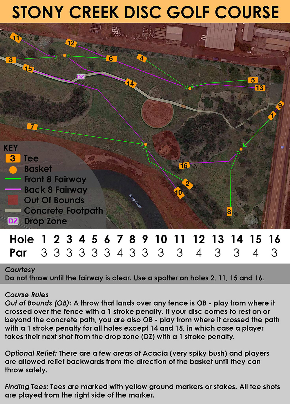 Stony Creek Melbourne Disc Golf Club